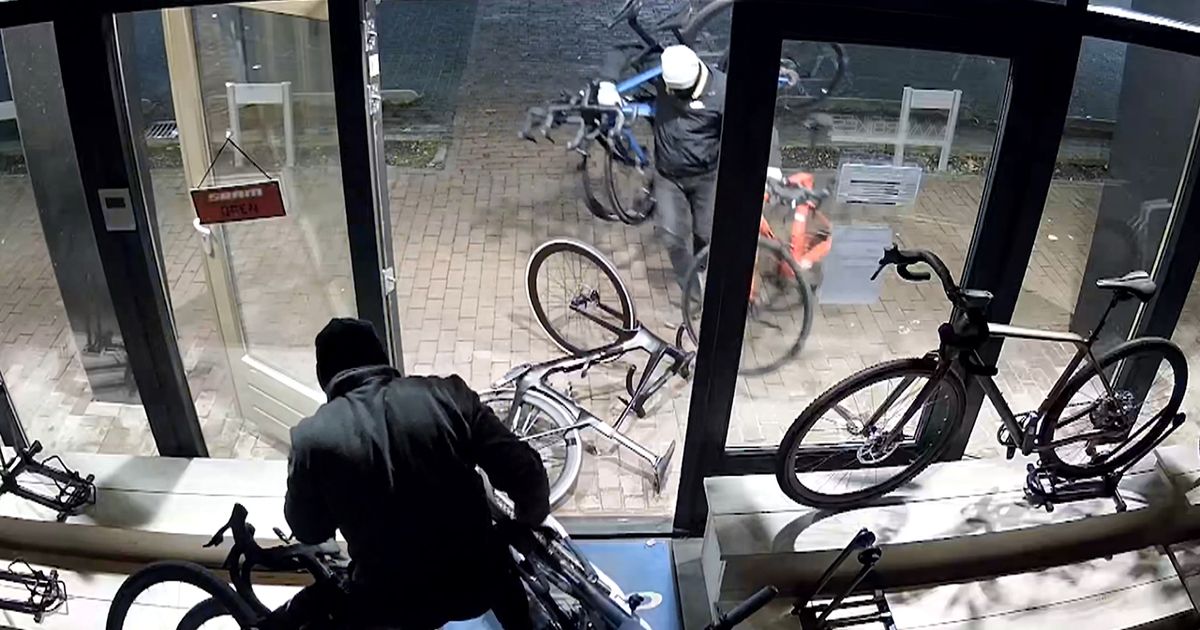 Inbrekers nemen fortuin aan fietsen mee