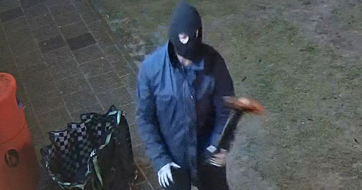 Inbreker tankshops steekt rijksweg over