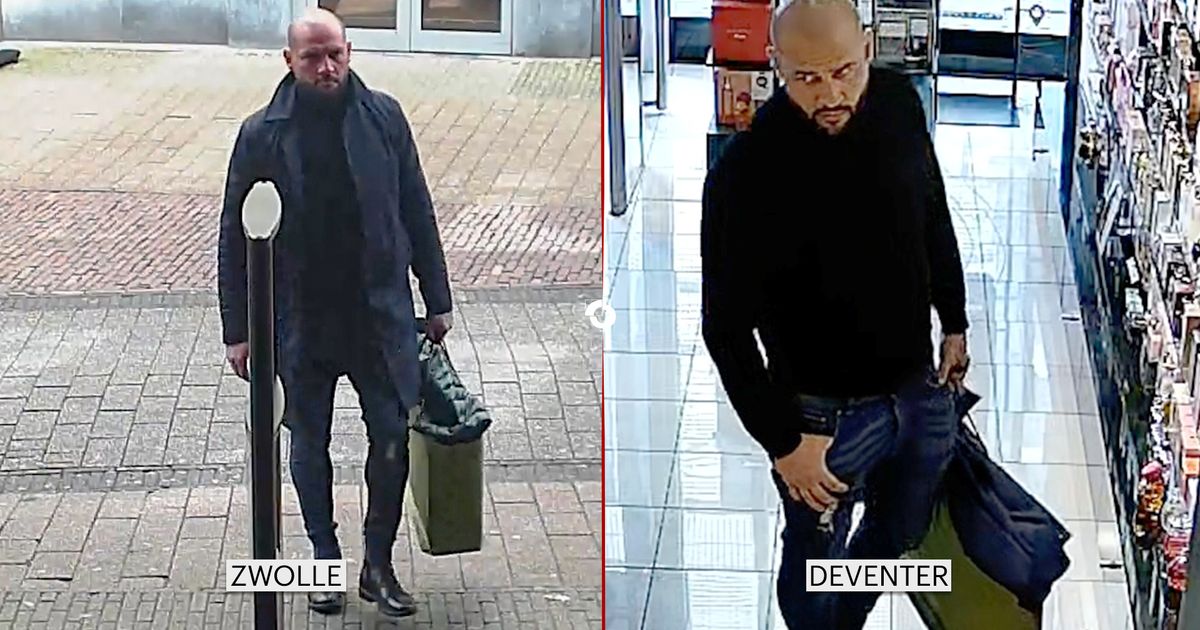 Parfumdief tot tweemaal toe gefilmd